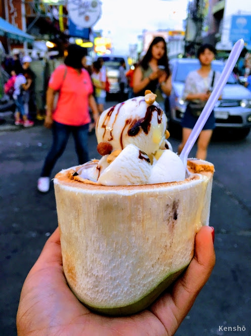 Thai style coconut Ice-cream